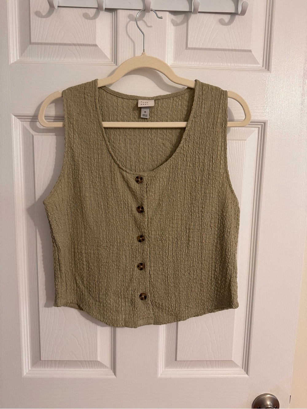 A New Day Button Up Tank